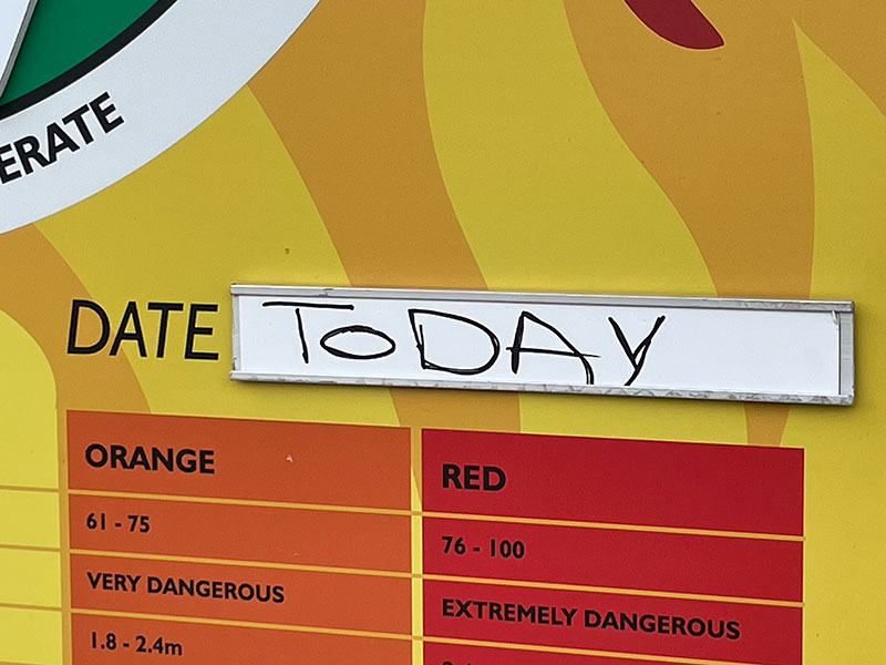 The date is today